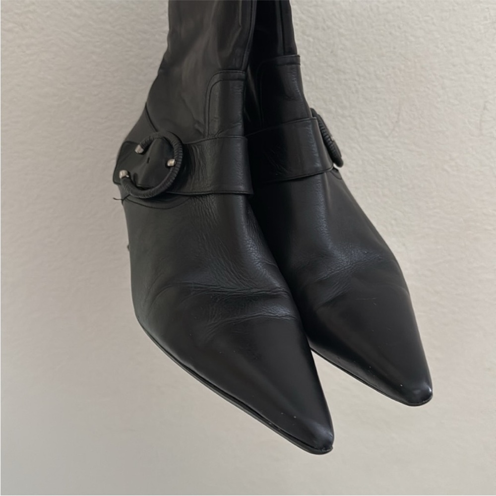 VINTAGE genuine leather ankle boots - Picture 4 of 8
